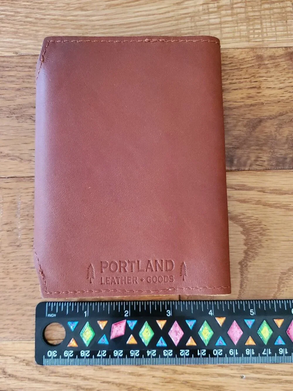 BNNU Portland Leather Goods Small Brown Snap Journal
